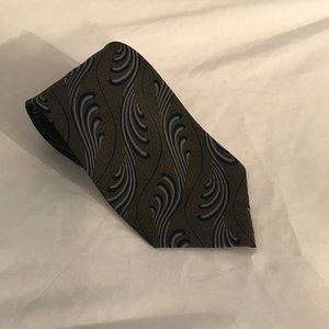 Giorgio Armani Brown/Purple/Gray 100& Silk Necktie